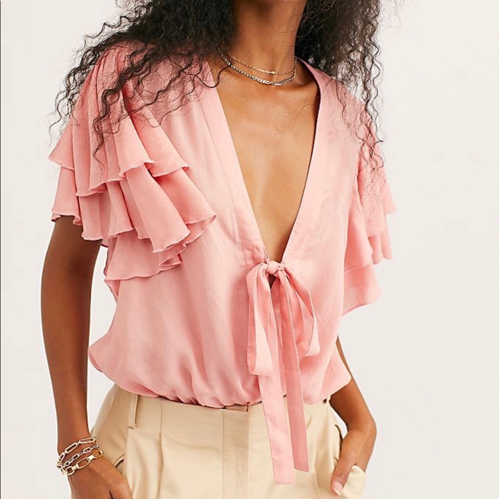 Free people call me later bodysuit